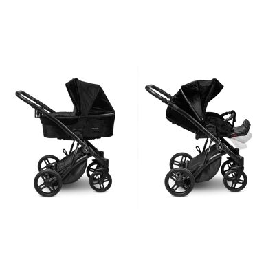 Velvett 2-in-1 kinderwagen - Night Black