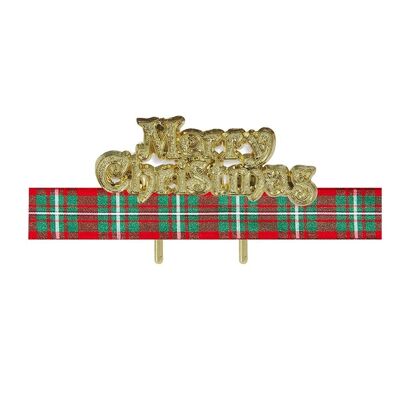 MacGregor Tartan Ribbon & Motto Kit Dorado