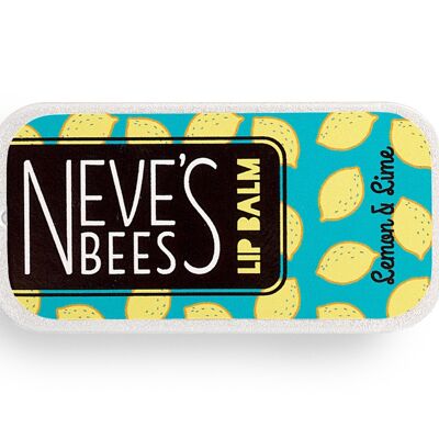 Neve’s Bees Lemon & Lime Beeswax Lip Balm – 7g slider tin