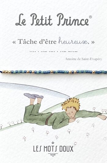 Le Petit Prince : Bracelet code morse "Heureux" 5