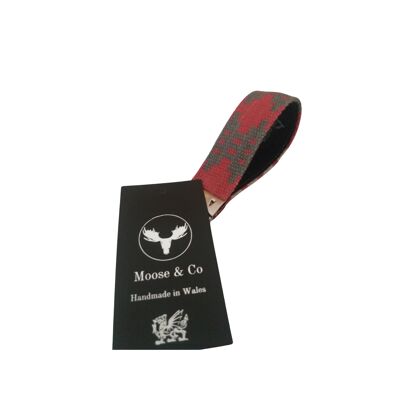 Welsh Tapestry print Key fobs Red