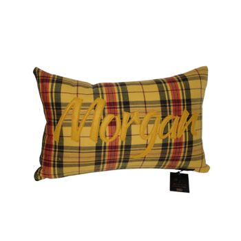 Coussins personnalisés tartan clan gallois Morgan 1