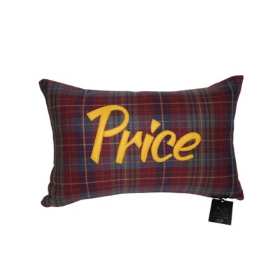 Welsh clan tartan personalised cushions Price