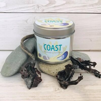 Boîte à bougies en cire de soja parfumée Coast (Sea Breeze)