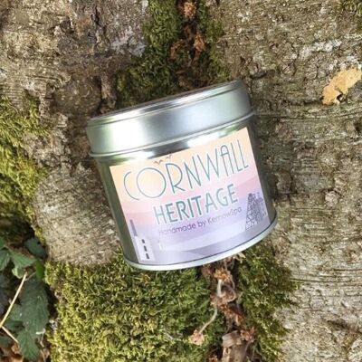 Cornwall Heritage Scented Soy Wax Candle Tin