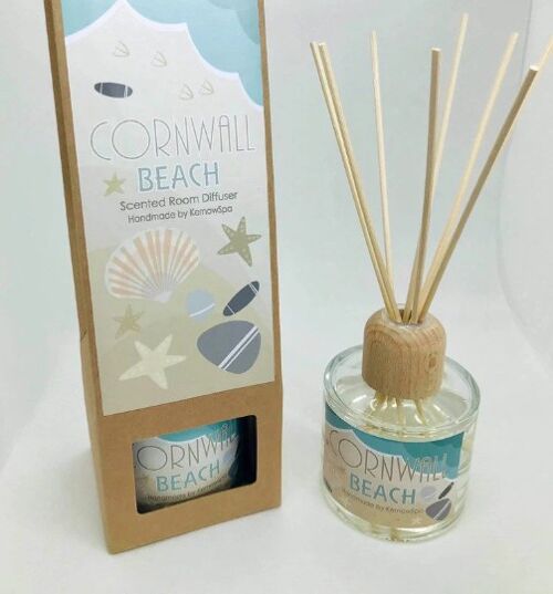 Cornwall Beach (Rock Salt & Driftwood) Gift Boxed Scented Room Diffuser
