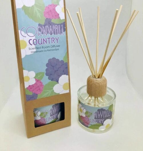 Cornwall Country (Blackberry & Bay) Gift Boxed Scented Room Diffuser