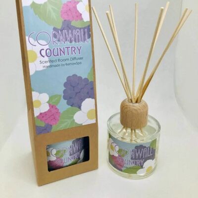 Cornwall Country (Blackberry & Bay) Difusor de ambiente perfumado en caja de regalo