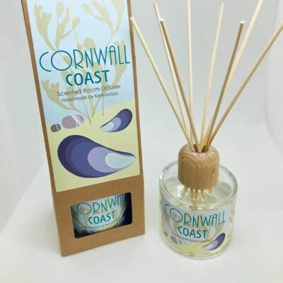Diffuseur d'ambiance parfumé en coffret cadeau Cornwall Coast (Ocean Breeze)