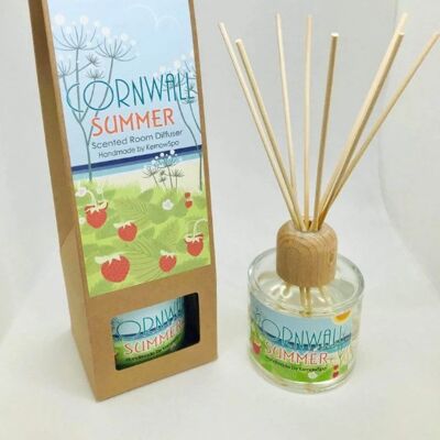 Cornwall Summer (Strawberry & Parsley) Gift Boxed Scented Room Diffuser