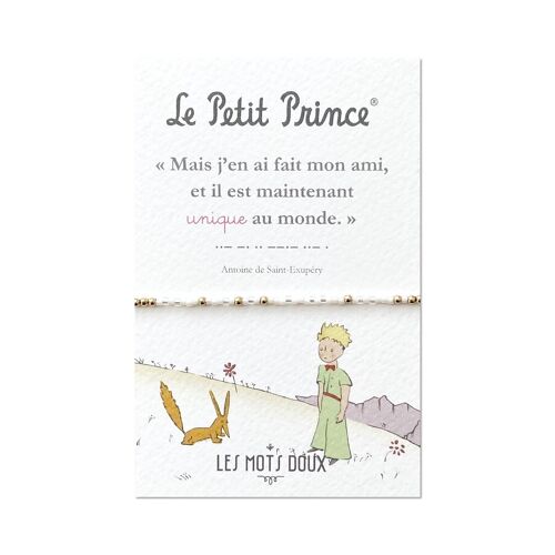 Le Petit Prince : Bracelet code morse "Unique"