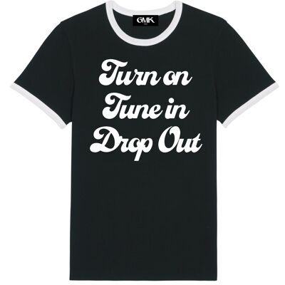 ALLUMEZ TUNE IN DROP OUT RINGER TEE