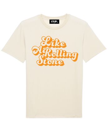 COMME UN T-SHIRT NATUREL ROLLING STONE 1