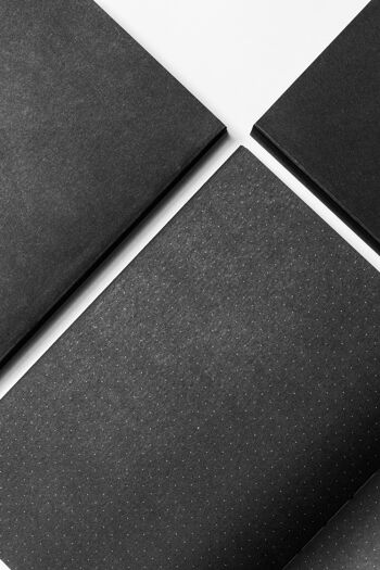 A5 2 livrets fins - 2x 120 pages noir (120gsm) 2