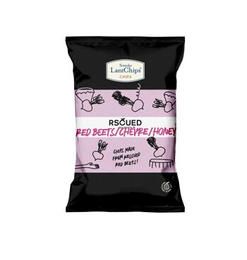 RSCUED Chips Betteraves Rouges/Chevré/Miel 85g 1