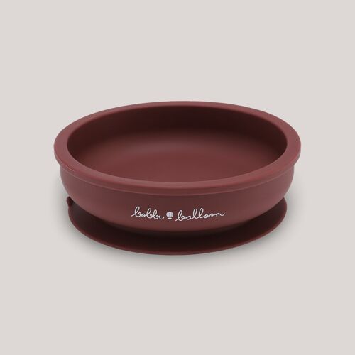 Silicone bowl -  Merlot Red