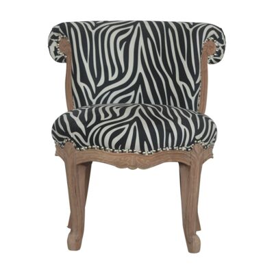 Zebra print chair
