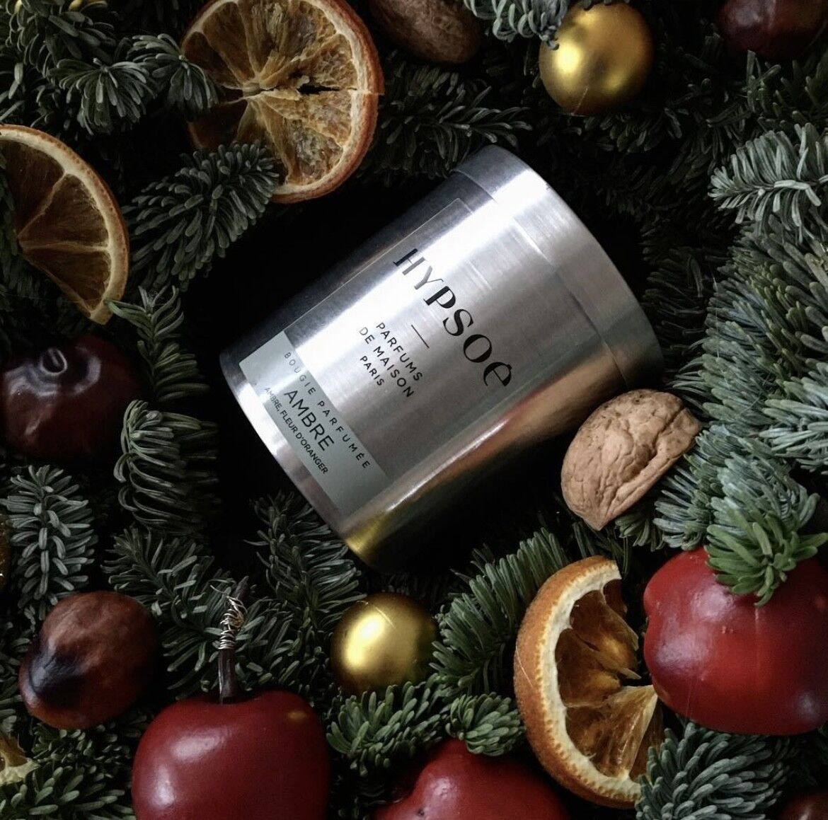 Metallkerze 200g - Bernstein