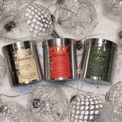 Metal Candle 200g - Christmas Trio (5x Boréal, 5x Pinion, 5x Christmas)