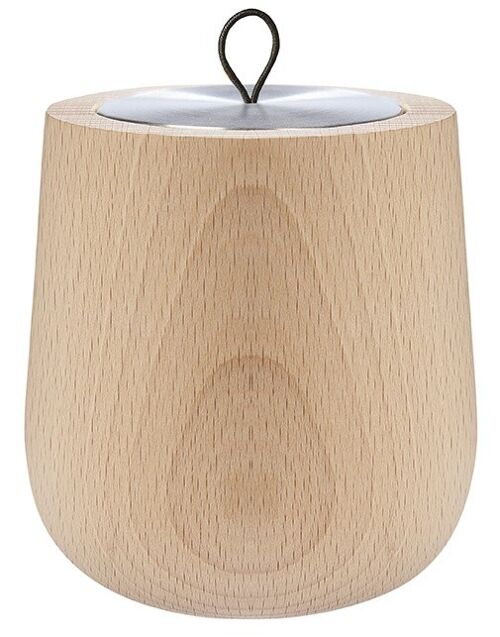Bougie candle Wooden 200g Natural - Fleurs Blanches