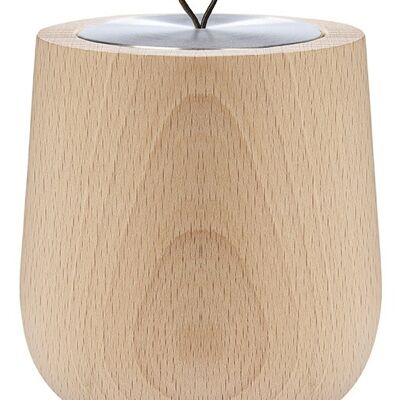 Wooden candle 200g Natural - Rose gold
