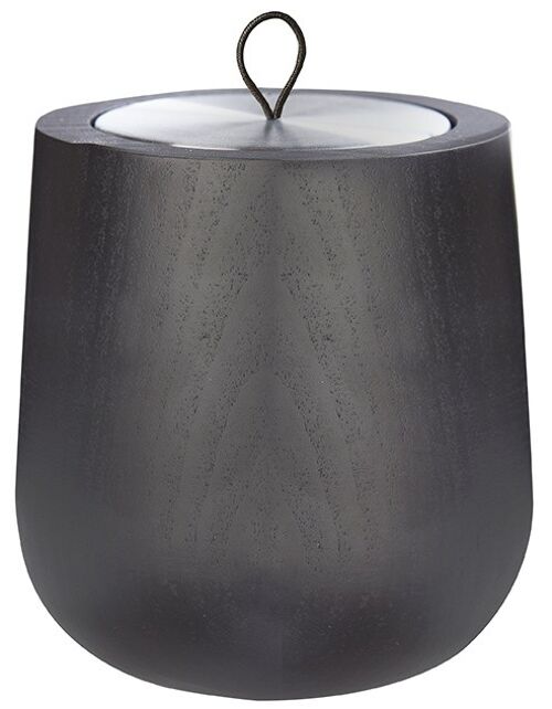 Bougie candle Wooden 200g Noir/black - Ambre