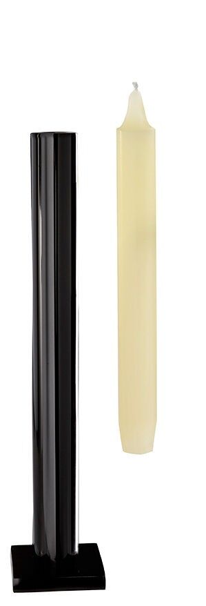 STILL BRILLANT Kerzenhalter Kleines Modell - Chrom / schwarz