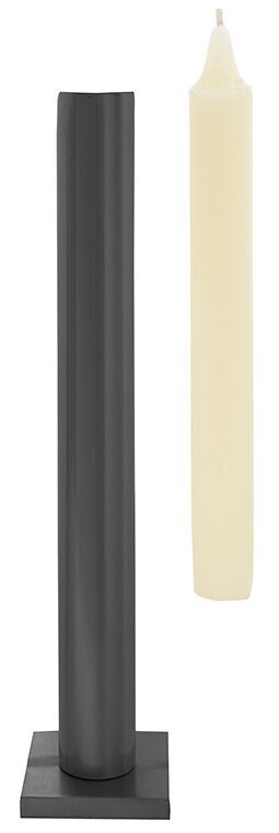 STILL MAT Kerzenhalter Small - Chrom / schwarz