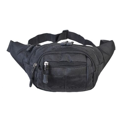 [ n181-1 ] black unisex waistbag