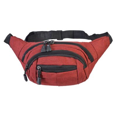 [ n181-5 ] burgundy unisex waistbag