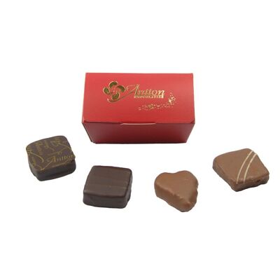 Mini box of 4 chocolates