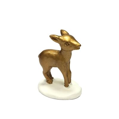 Gold Baby Deer Resin Cake Toppers