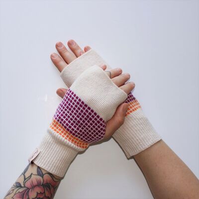 Freya fingerless mittens