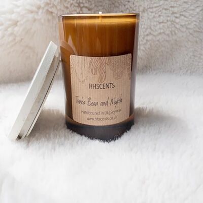 Tonka & Myrrh Candle , Black , HHSCENTS-017