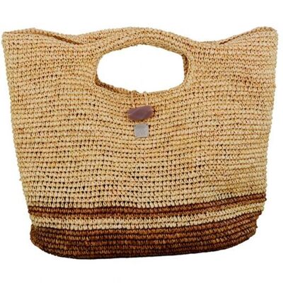 Hand-made Raffia Bag - St Tropez - Jag London