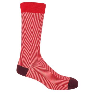 Lux Taylor Men's Socks - Red