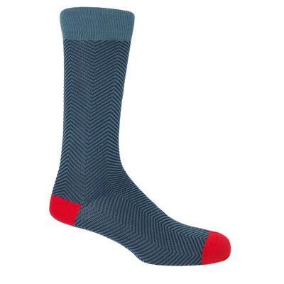 Lux Taylor Men's Socks - Blue