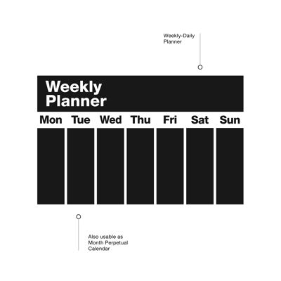 Weekly planner