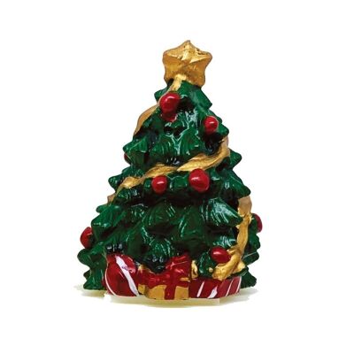 Adornos para tartas de resina de árbol de Navidad tradicionales