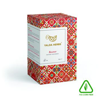 Récupérer du thé -18 sachets de thé pyramide PLA 1