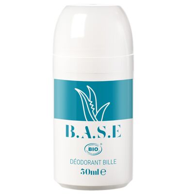 BASE Beauté Bio Déodorant roll-on certifié COSMEBIO - Parfum Thé Vert