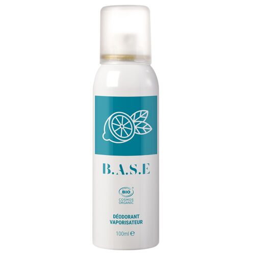 BASE Beauté Bio Déodorant spray certifié COSMEBIO - Parfum Agrumes