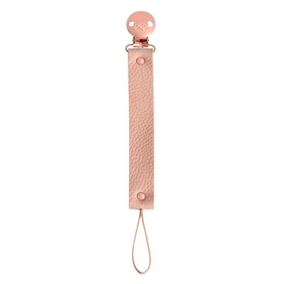 Blossom Leather Dummy Clip Rose Gold Finish
