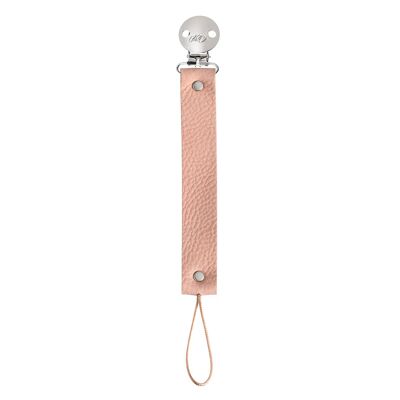Blossom Leather Dummy Clip with Silver Finish