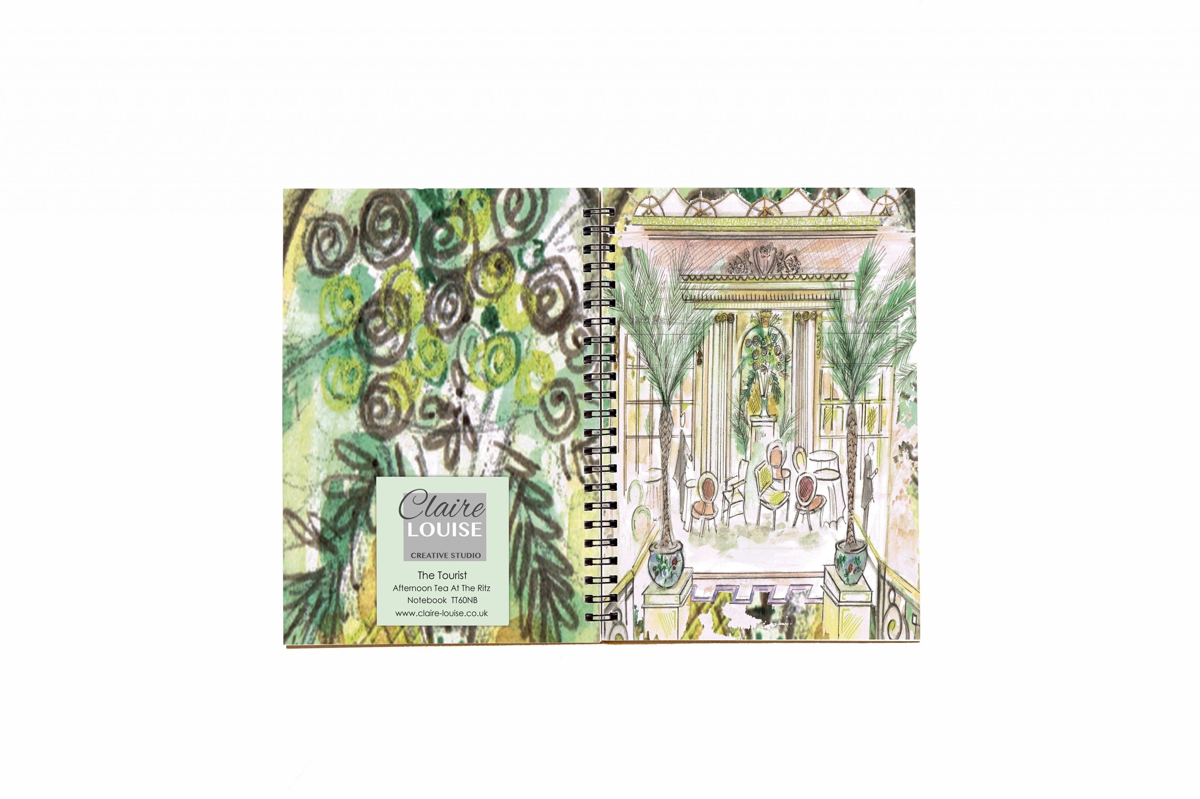 Cuaderno de espiral Té de la tarde en el Ritz A6