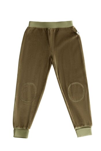 2157 OL | Pantalon Nicky enfant taille étroite - vert olive 2