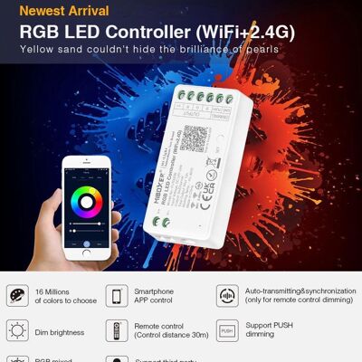 FluxTech ® WiFi Smart RGB LED Strip Controller