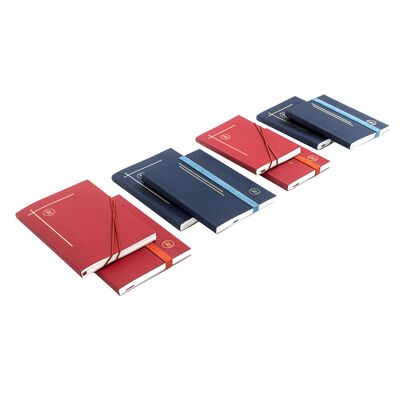 Pack // 16 carnets en bio-cuir vegan - moyen