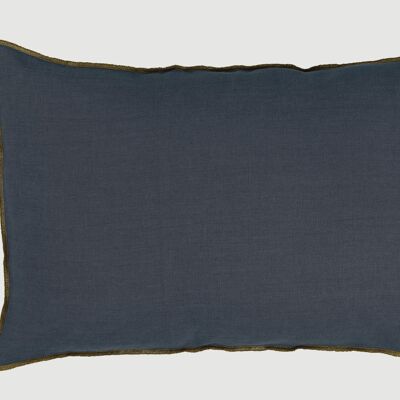 Gray cushion (Lou) 40x60cm 100% washed linen APOTHECA