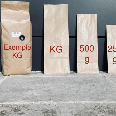 BOLSAS PARA EMBALAJE DE ALIMENTOS KRAFT 250G X 50